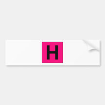 Hospital Sign Road Symbol Medical Doctor Bumper Sticker