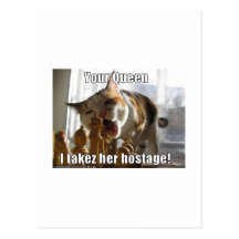 Hostage Queen Post Card