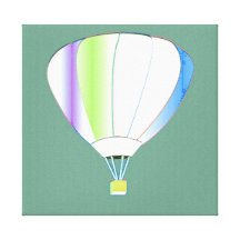 Hot Air Balloon 101 Stretched Canvas Print