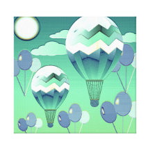 Hot Air Balloon 102  Stretched Canvas Print