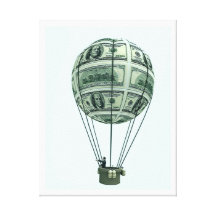 Hot Air Balloon 163  Stretched Canvas Print
