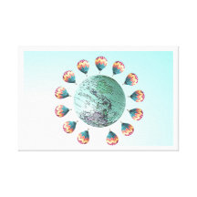 Hot Air Balloon 164  Stretched Canvas Print