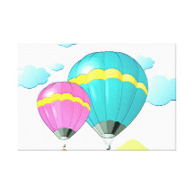 Hot Air Balloon 37  Stretched Canvas Print