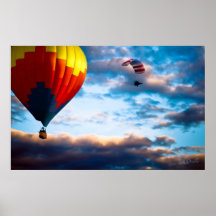 Hot Air Balloon and Powered Parachute Posters
