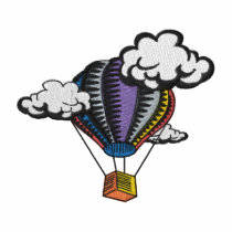 HOT AIR BALLOON EMBROIDERED SHIRT