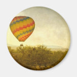 Hot Air Balloon Flight over the Southwest Desert F Magnet