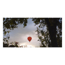 Hot Air Balloon Photo Greeting Card