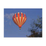 Hot Air Balloon  Red / Blue / Yellow Post Card