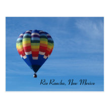 Hot air balloon, Rio Rancho, New Mexico Postcards