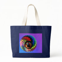 Hot air Balloon Solarized! Tote Bags