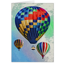 Hot Air Balloons Cards