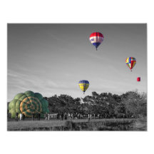 Hot Air Blues Photographic Print