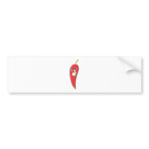 Hot and Spicy Red Chili Pepper Bumper Sticker