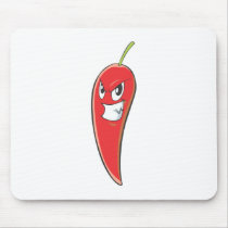 Hot and Spicy Red Chili Pepper Mousepad