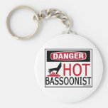 Hot Bassoonist Key Chain