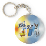 Hot Bath - Rat Terrier Keychains