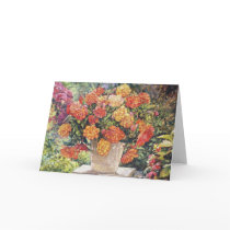 Hot Begonia Greeting Card