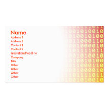 Hot bits gradient pattern business card templates