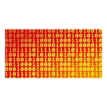 Hot bits gradient pattern photo cards