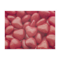 Hot Candy Hearts Post Card