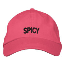 HOT CAPS EMBROIDERED BASEBALL CAP