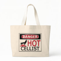 Hot Cellist Tote Bag