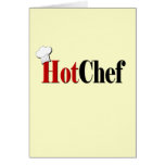 Hot Chef Greeting Cards