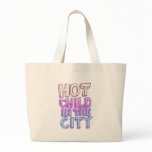 Hot Child in the City Canvas Bags