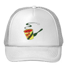 HOt chili cup with spoon graphic Mesh Hats