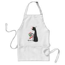 Hot Chili Pepper Kitty Apron