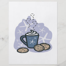 Hot Cocoa And Cookies Personalized Flyer