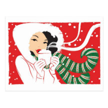 Hot Cocoa Postcard