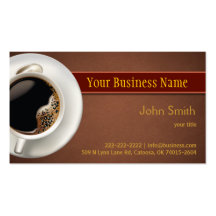 Hot Coffee Business Card