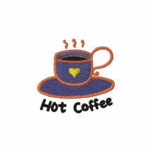 Hot coffee polo shirt