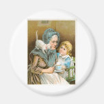 Hot Coffee Royal Java Vintage Drink Ad Art Refrigerator Magnet