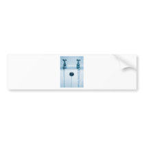 Hot & Cold Water, Bath time, Running Faucets Bumper Stickers