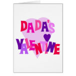 Hot Colours Heart Dada's Valentine Card