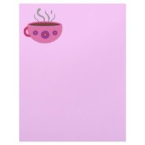 Hot Cup of Coffee Customized Letterhead