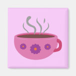 Hot Cup of Coffee Magnet