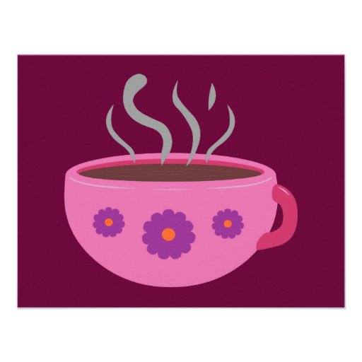 Hot Cup of Coffee Personalized Invitation