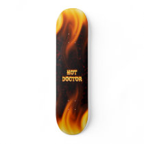 Hot Doctor fire and flames red marble