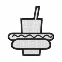 HOT DOG 2 EMBROIDERED SHIRT