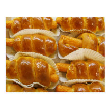 Hot Dog Cake ... Asian Dessert Food Post Cards