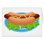 Hot Dog Greeting Card