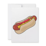 hot dog in bun with ketchup and mustard graphic invitations