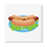 Hot Dog Fridge Magnet