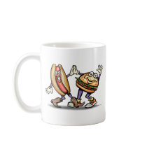Hot Dog n Hamburger Coffee Mug