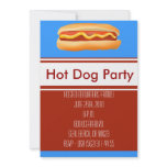 Hot Dog Party Invitation