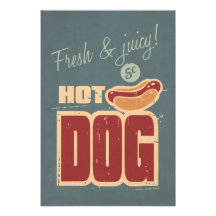 Hot Dog Photographic Print