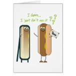 Hot Dog Reflections Card